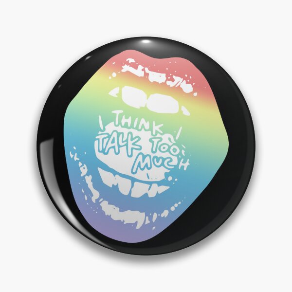 Item preview, Talk Too Much Gay Rainbow Pride Flag  designed and sold by sarascoprox.