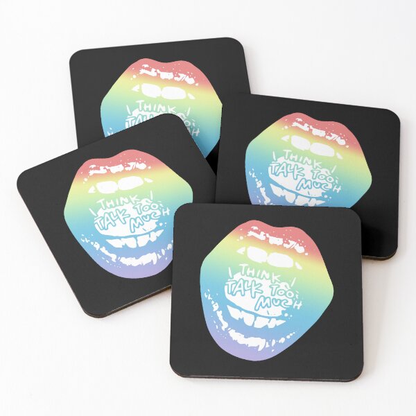 Item preview, Talk Too Much Gay Rainbow Pride Flag  designed and sold by sarascoprox.