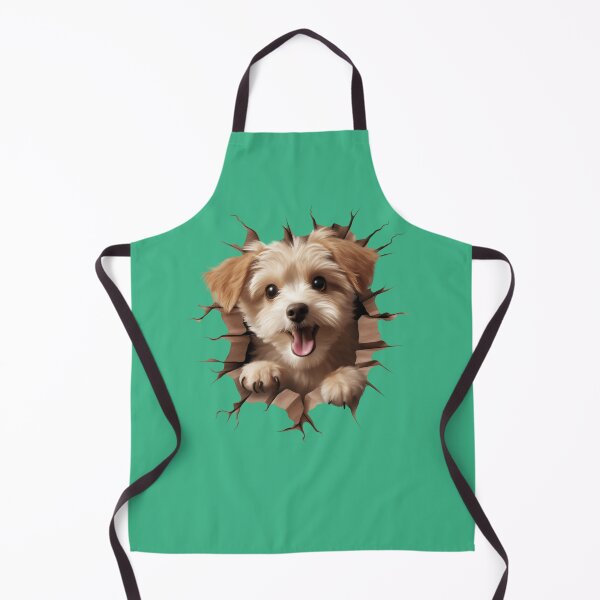 Item preview, Maltese Dog breed Popping Out of The Wall #6 designed and sold by DogDigiArt.