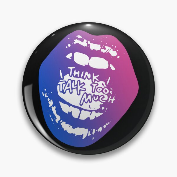 Item preview,  Talk Too Much Bisexual Pride Flag  designed and sold by sarascoprox.