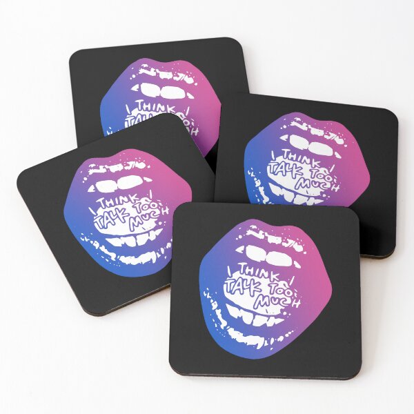 Item preview,  Talk Too Much Bisexual Pride Flag  designed and sold by sarascoprox.