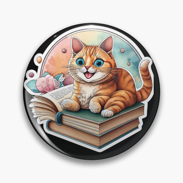 Item preview, Cat Reads Book designed and sold by TrendyPalette.