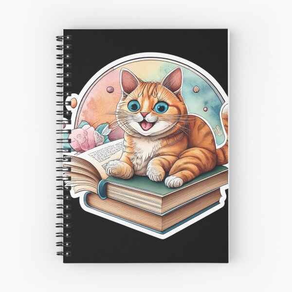 Item preview, Cat Reads Book designed and sold by TrendyPalette.