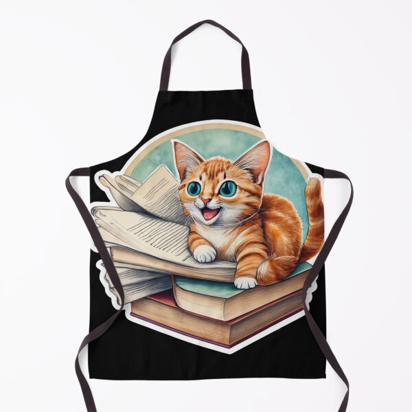 Item preview, Cat Reads Book designed and sold by TrendyPalette.