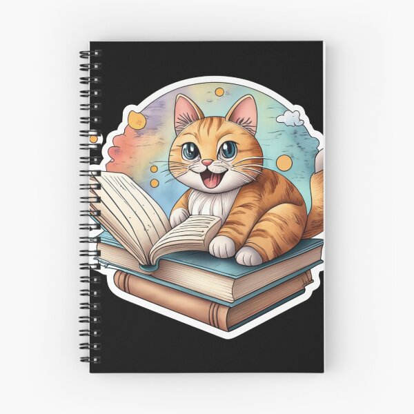 Item preview, Cat Reads Book designed and sold by TrendyPalette.
