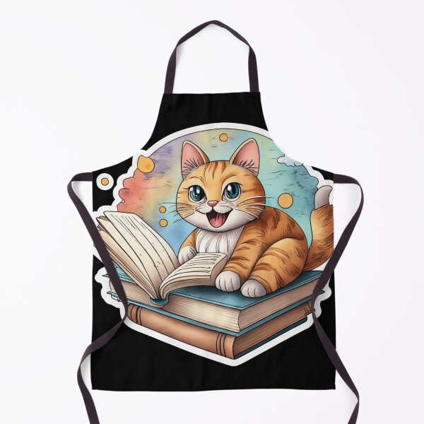 Item preview, Cat Reads Book designed and sold by TrendyPalette.