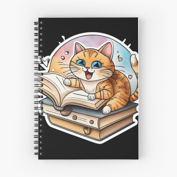 Item preview, Cat Reads Book designed and sold by TrendyPalette.