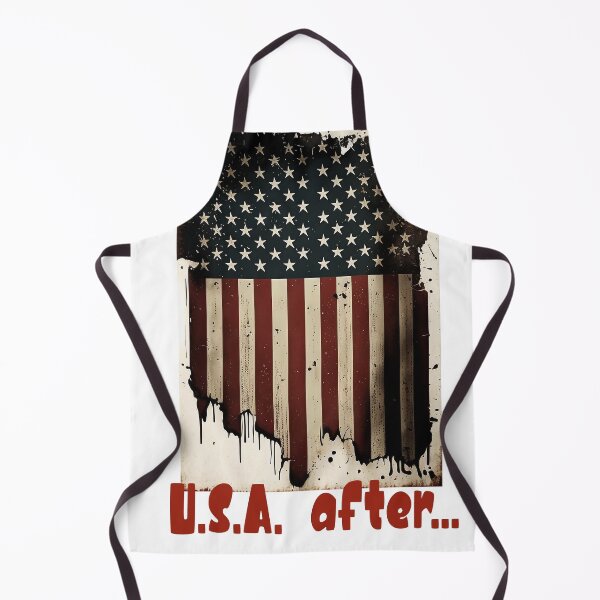 Item preview, United States flag with the inscription "USA After stickers and t-shirt designed and sold by Mickeymouse2023.