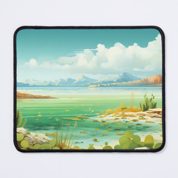Item preview,  Desert Beach Landscape Mexico designed and sold by ColorFlowArt.