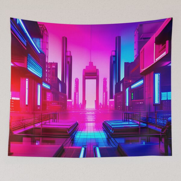 Item preview, Tourists Visit A Cyber City designed and sold by Ink Art Design.