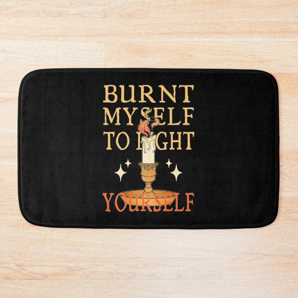 Item preview, Burnt Myself to Light Yourself | Lit Candle designed and sold by ObsidianDaz.