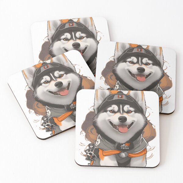 Item preview, Guardians of Love, Cute Siberian Husky Dog Warrior designed and sold by thaifairs.