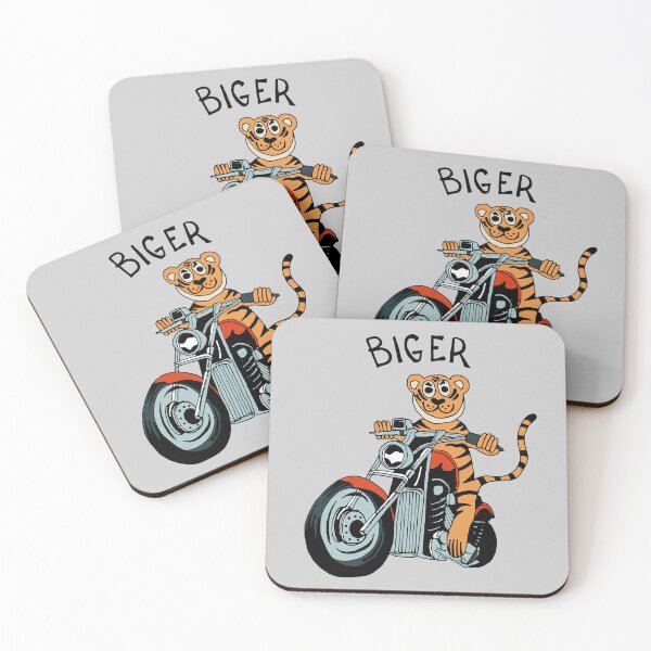 Item preview, Biger / Biker Tiger Riding A Motorcycle / Motorbike / Chopper designed and sold by Graograman.