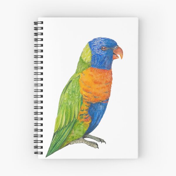 Item preview, Watercolor Rainbow lorikeet designed and sold by krisbruuu.
