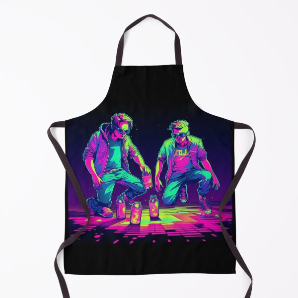 Artikelvorschau, Three_drunk_DJs_spilling_liquor_on_the_floorcute_style. T-Shirt und Aufkleber psychedelisches Licht entworfen und verkauft von Mickeymouse2023.