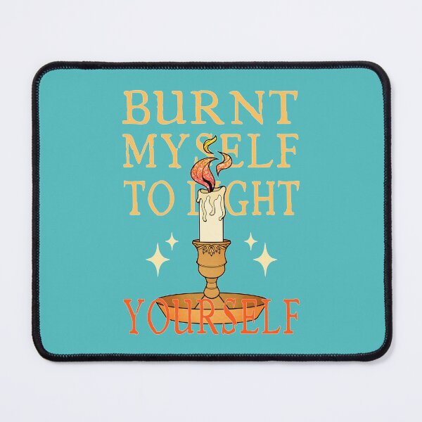 Item preview, Burnt Myself to Light Yourself | Lit Candle designed and sold by ObsidianDaz.