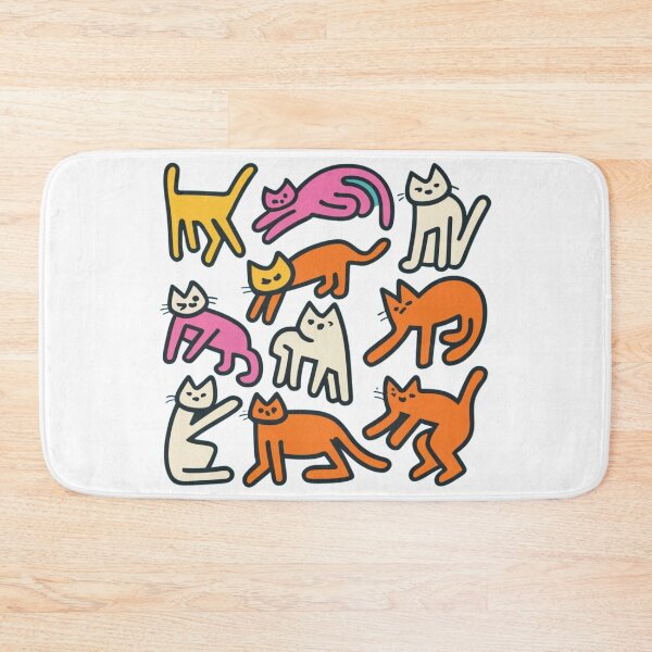 Item preview, Retro Cat Graffiti Vintage Art designed and sold by DirtShirtRiot.