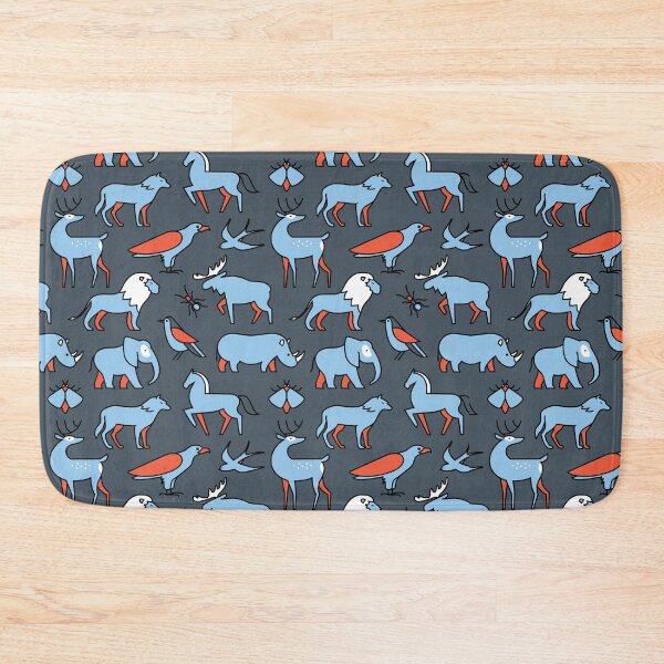 Item preview, wild life animals seamless designed and sold by obinsuma.