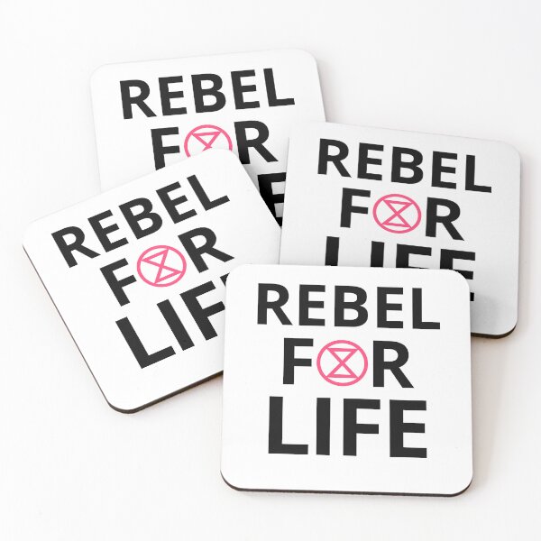 Item preview, Rebel For Life Pink  designed and sold by Ecorevolution.
