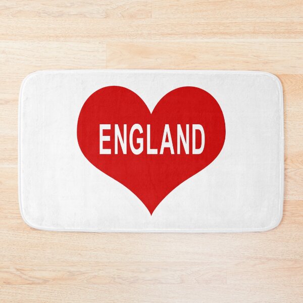 Item preview, ENGLAND Red Love Heart designed and sold by usernamenaijan.