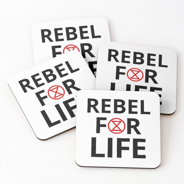 Item preview, Rebel For Life Red  designed and sold by Ecorevolution.