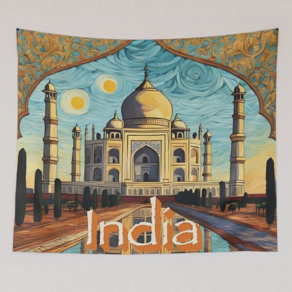 Item preview, Van Gogh's Taj Mahal- India designed and sold by Arteque.