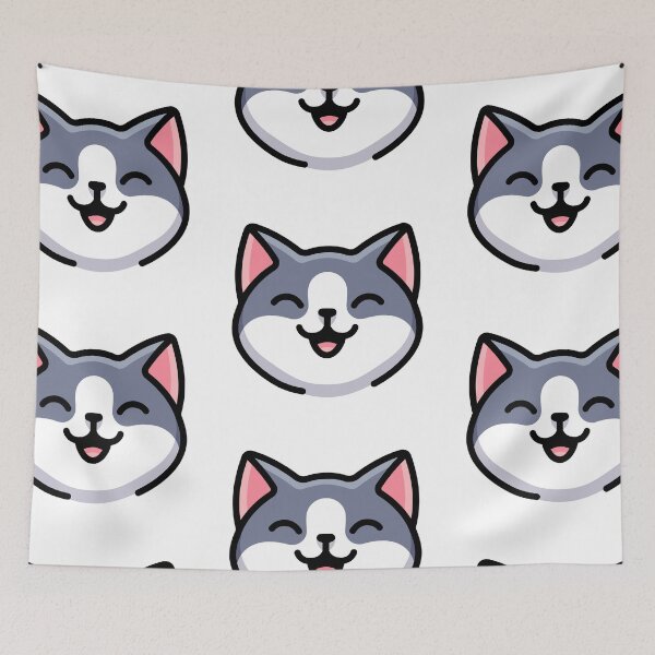 Item preview, Grey Cat | white background designed and sold by CatMimiApp.