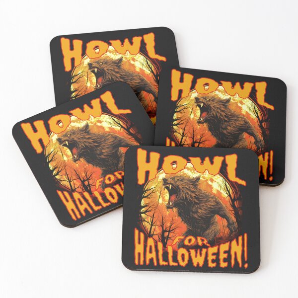 Item preview, Colourful Werewolf Halloween T Shirt Design designed and sold by PeteRascal.