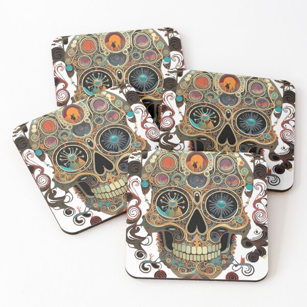 Item preview,  Boho Sugar Skull  designed and sold by dulcefrishman.