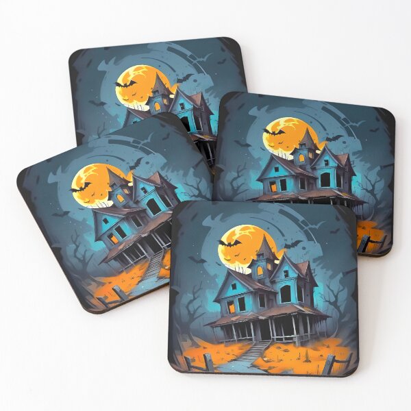 Item preview, Abstract Spooky Haunted House - Halloween Themed designed and sold by liminal-concept.