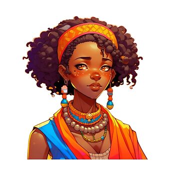 anime art of A young African-A (7) by Zwinali on DeviantArt