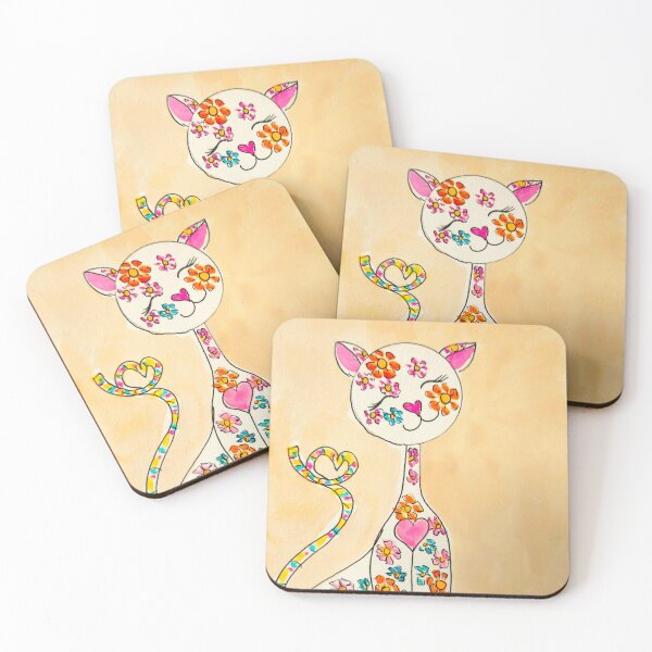Item preview, LeFleur Happy Cat Art for Happy Cats Sketchbook Cats Brenda Knoll designed and sold by Brenda  Knoll.