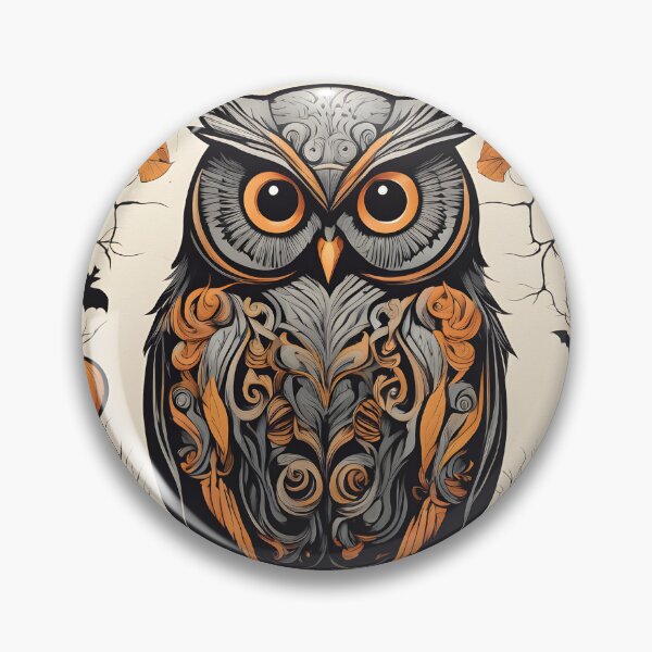 Item preview, Autumn Whispers: Halloween Wise Owl designed and sold by Noorkin.
