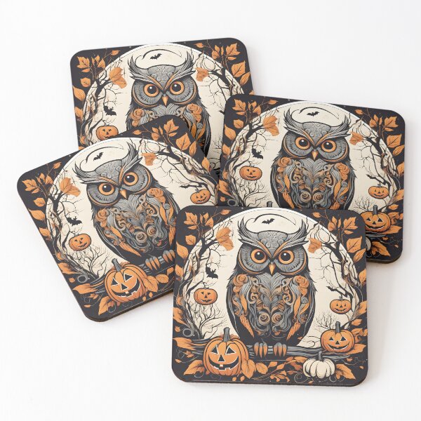 Item preview, Autumn Whispers: Halloween Wise Owl designed and sold by Noorkin.