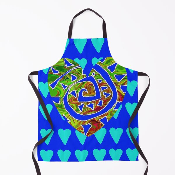 Item preview, blue hearts graffiti art by LowEndGraphics designed and sold by LowEndGraphics.