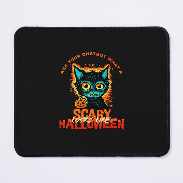 Item preview, scary halloween - ask your chatbot designed and sold by PositiveIdeas.