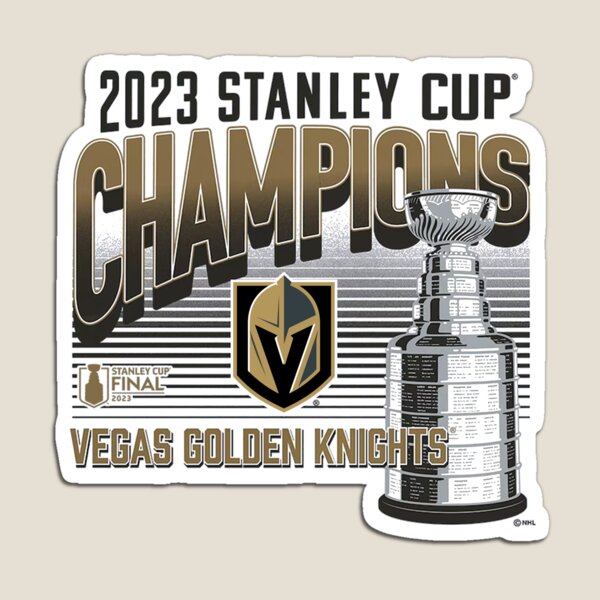 2023 Stanley Cup Champions Vegas Golden Knights Vinyl Magnet 3 Piece S -  Vegas Sports Shop