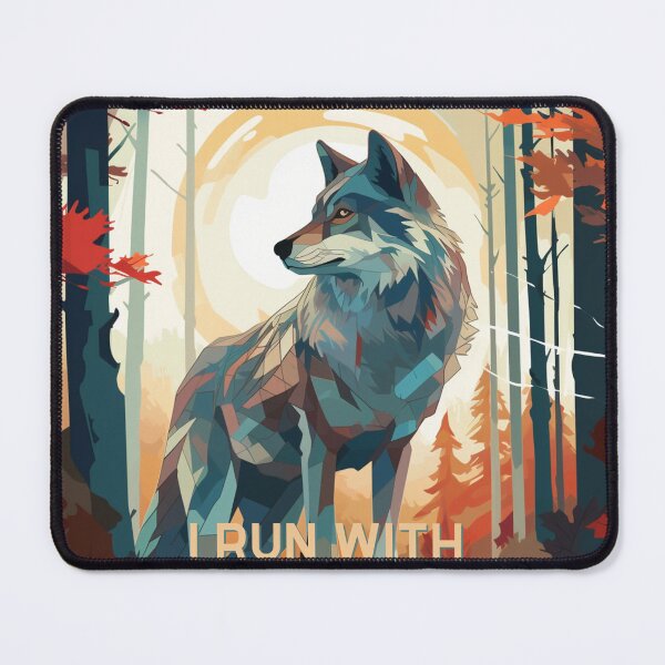 Item preview, I run with wolves  designed and sold by Nature Shop.