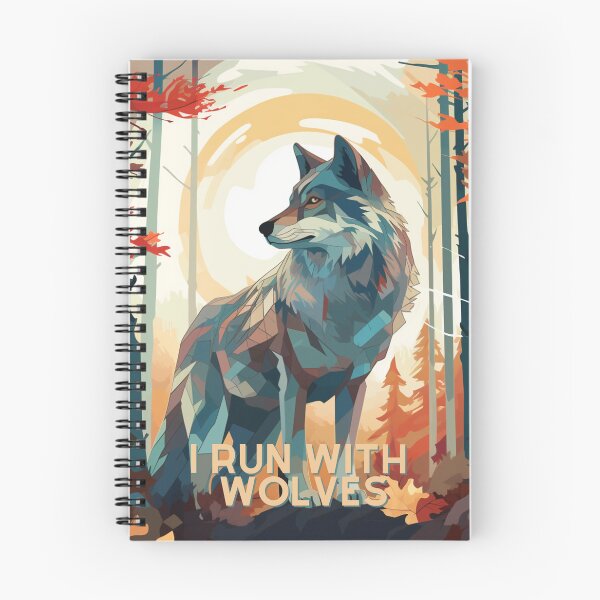 Item preview, I run with wolves  designed and sold by Nature Shop.