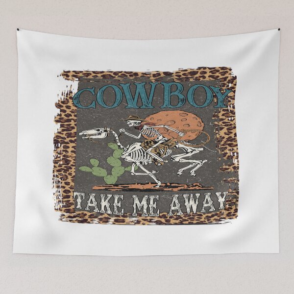 Item preview, Cowboy Take Me Away -  Skeleton Man on Horse designed and sold by davidmurtagh.