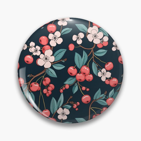 Item preview, Floral Cherry & Blossom Pattern  designed and sold by SowCow.