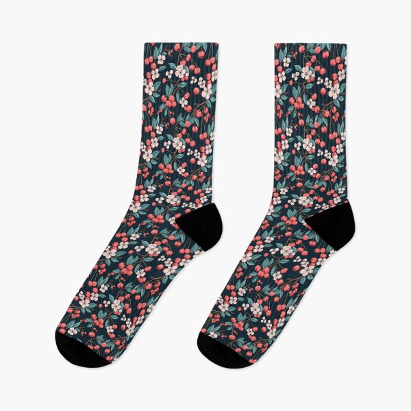 Item preview, Floral Cherry & Blossom Pattern  designed and sold by SowCow.