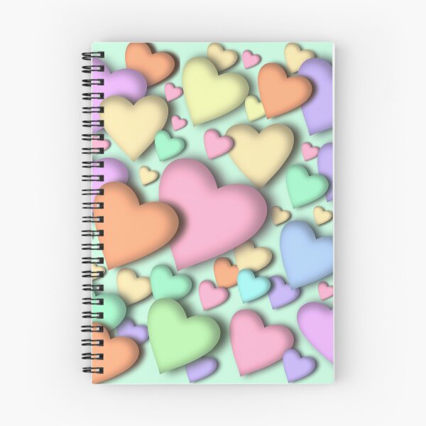 Item preview, Pastel hearts seamless pattern designed and sold by Apkdesigner.