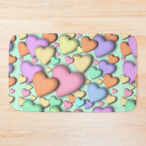 Item preview, Pastel hearts seamless pattern designed and sold by Apkdesigner.