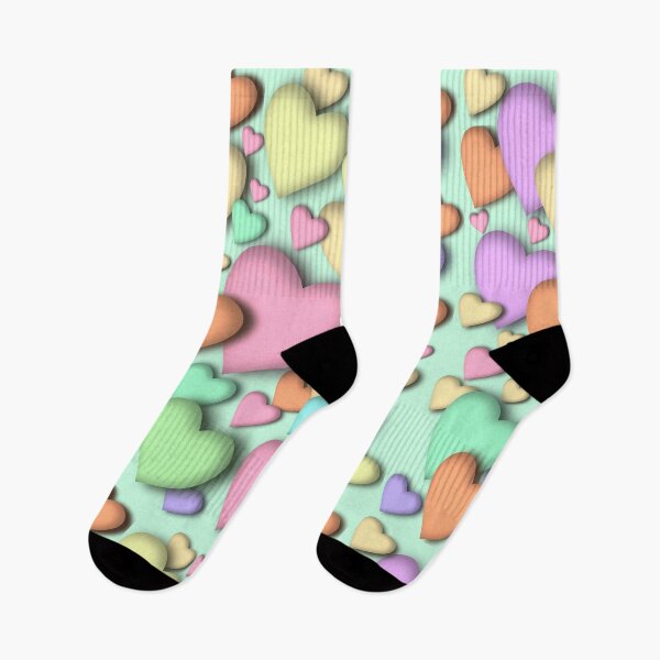 Item preview, Pastel hearts seamless pattern designed and sold by Apkdesigner.