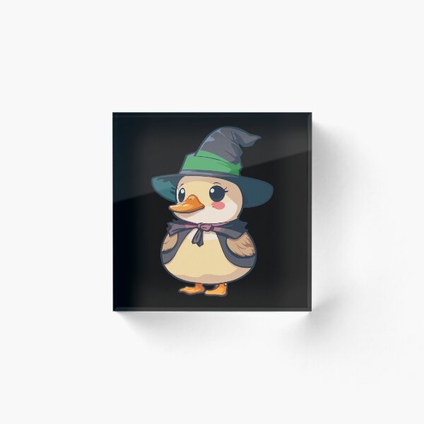 Item preview, Cute witch duck. A duck wearing witch hat. designed and sold by twisted-dot.