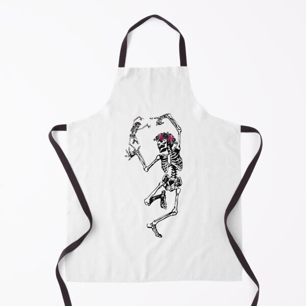 Item preview, Two Dancing Skeletons Day of the Dead Dia de los Muertos Skulls and Skeletons designed and sold by santhi-agojim.