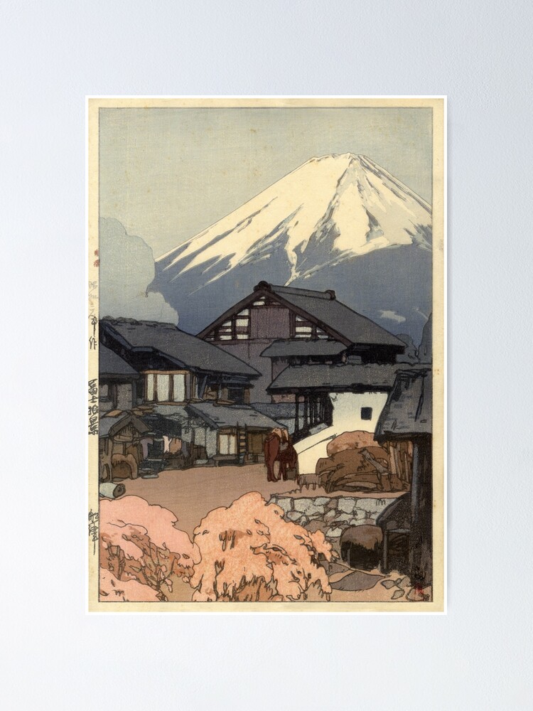 Alternate view of Hiroshi Yoshida - Fujiyama from Funatsu Poster