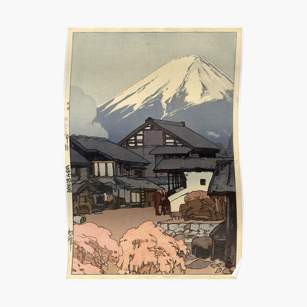 Hiroshi Yoshida - Fujiyama from Funatsu Poster