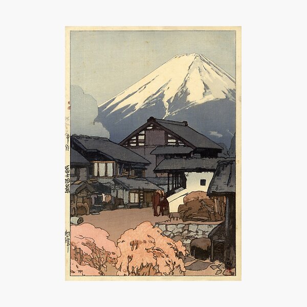 Hiroshi Yoshida - Fujiyama from Funatsu Photographic Print